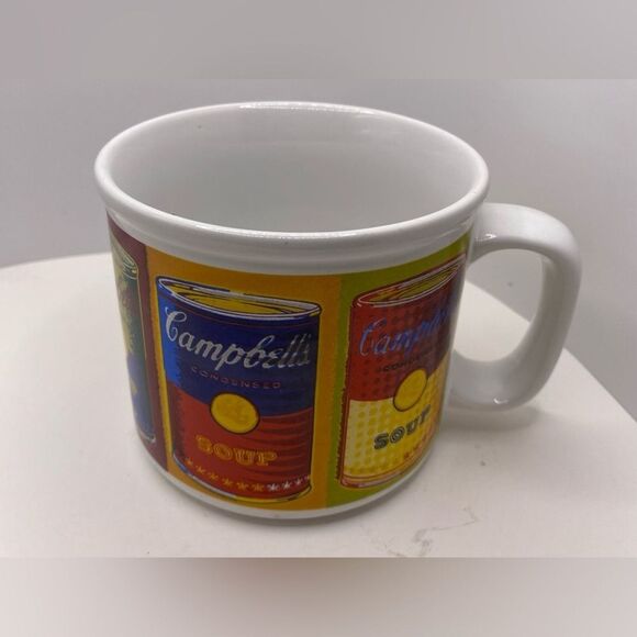 Pair of Vintage Campbells Mugs/Andy Warhol/USA Flag - Picture 9 of 11